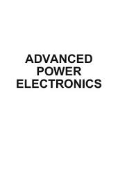 Icon image Advanced Power Electronics