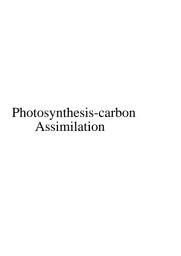 Icon image Photosynthesis-carbon Assimilation