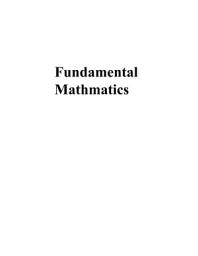 Icon image Fundamental Mathematics