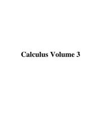 Icon image Calculus Volume - 3