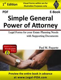 Icon image PDF - Simple General Power of Attorney: Legal Forms for your Estate Planning Needs with Supporting Documents