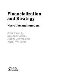 Icon image Financialization and Strategy: Narrative and Numbers