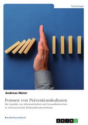 Icon image Formen von Präventionskulturen. Die Qualität von Arbeitssicherheit und Gesundheitsschutz in schweizerischen Elektrizitätsunternehmen