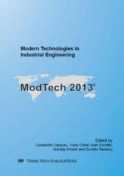 Icon image Modern Technologies in Industrial Engineering