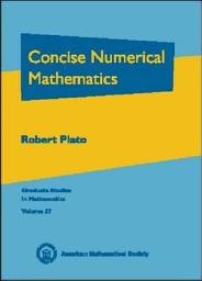 Icon image Concise Numerical Mathematics