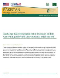 Icon image Exchange rate misalignment in Pakistan and its general equilibrium distributional implications