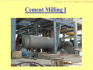 Icon image Cement Milling 1 (Ball - Tube Mill)