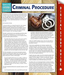 Icon image Criminal Procedure (Speedy Study Guides)