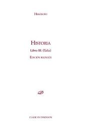 Icon image Historia. Libro III. Talía