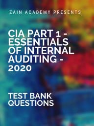 Icon image Certified Internal Auditor (CIA) Part 1 Test Bank Questions 2020