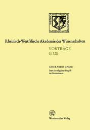 Icon image Iran als religiöser Begriff im Mazdaismus: 355. Sitzung am 18. März 1992 in Düsseldorf