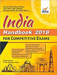 Icon image INDIA Handbook 2018 for Competitive Exams - Schemes, Yojanas, Policies, Bill & Acts, Amendments, Judgements, Summits, Organisations, Tribunals, Committees