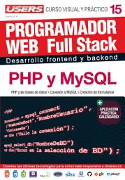 Icon image PROGRAMACION WEB Full Stack 15 - PHP y MySQL: Desarrollo frontend y backend - Curso visual y práctico