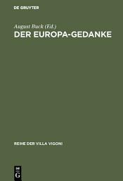 Icon image Der Europa-Gedanke