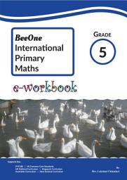 Icon image BeeOne Grade 5 Math Workbook 2020 Edition: BeeOne Books