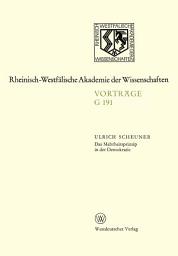 Icon image Das Mehrheitsprinzip in der Demokratie: 175. Sitzung am 15. März 1972 in Düsseldorf