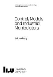 Icon image Control, Models and Industrial Manipulators