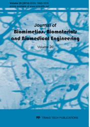 Icon image Journal of Biomimetics, Biomaterials and Biomedical Engineering Vol. 20