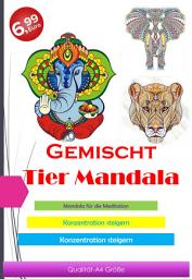 Icon image Gemischt Tier Mandala: Gute Qualität und volle Größe Mandala