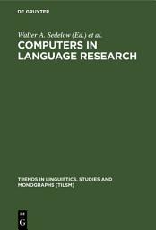 Icon image Computers in Language Research