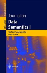 Icon image Journal on Data Semantics I