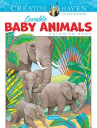 Icon image Creative Haven Lovable Baby Animals Coloring Book