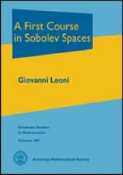 Icon image A First Course in Sobolev Spaces