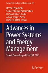 Icon image Advances in Power Systems and Energy Management: Select Proceedings of ETAEERE 2020