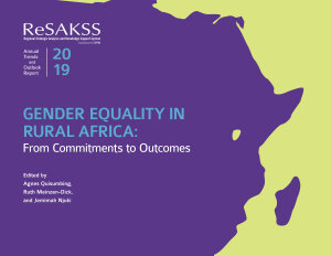 Icon image 2019 Annual trends and outlook report: Gender equality in rural Africa: From commitments to outcomes