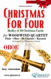 Icon image Oboe part of "Christmas for four" - Woodwind Quartet: 10 Christmas Carols medley