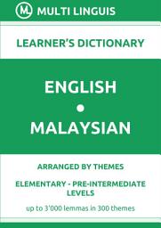 Icon image English-Malaysian Learner’s Dictionary (Arranged by Themes, Elementary - Pre-Intermediate Levels): FREE FRAGMENT