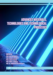 Icon image Advanced Materials, Technologies and Technological Processes