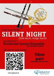 Icon image Oboe part of "Silent Night" for Woodwind Quintet/Ensemble: Stille Nacht, heilige Nacht