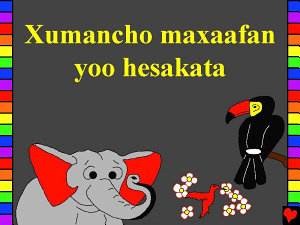 Icon image Xumancho maxaafan yoo hesakata: Kambaata Bible Stories