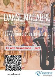 Icon image Eb Alto Sax part of "Danse Macabre" for Saxophone Quartet: Symphonic poem - Op. 40