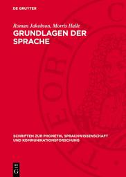 Icon image Grundlagen der Sprache