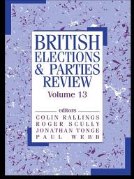 Icon image British Elections & Parties Review: Volume 13, Volume 13