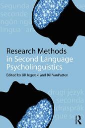 Icon image Research Methods in Second Language Psycholinguistics