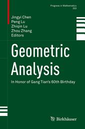 Icon image Geometric Analysis: In Honor of Gang Tian's 60th Birthday