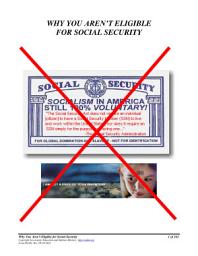 Icon image Why You Aren't Eligible for Social Security, Form #06.001