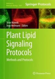 Icon image Plant Lipid Signaling Protocols