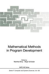 Icon image Mathematical Methods in Program Development