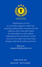 Icon image Mathematics is love: The monthly magazine