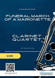 Icon image Clarinet Quartet sheet music: Funeral march of a Marionette (score): intermediate level