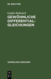 Icon image Gewöhnliche Differentialgleichungen: Ausgabe 4