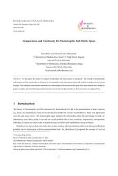 Icon image Compactness and Continuity On Neutrosophic Soft Metric Space