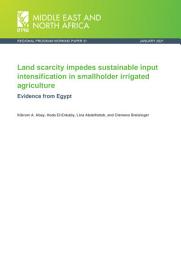 Icon image Land scarcity impedes sustainable input intensification in smallholder irrigated agriculture: Evidence from Egypt