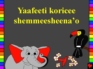 Icon image Yaafeeti koricee shemmeesheena’o: Kafa Bible Stories