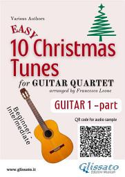 Icon image Guitar 1 part of "10 Easy Christmas Tunes" for Guitar Quartet: beginner / intermediate