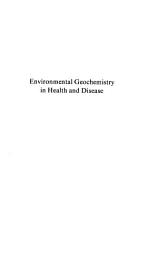 Icon image Environmental Geochemistry in Health and Disease